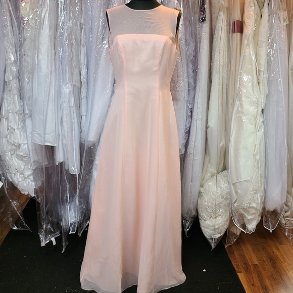Jackie Kennedy Elegant Light Peach Blush Dress - Picture 1 of 4